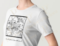 All Roads Lead to You – Arabic Quote Map T-Shirt