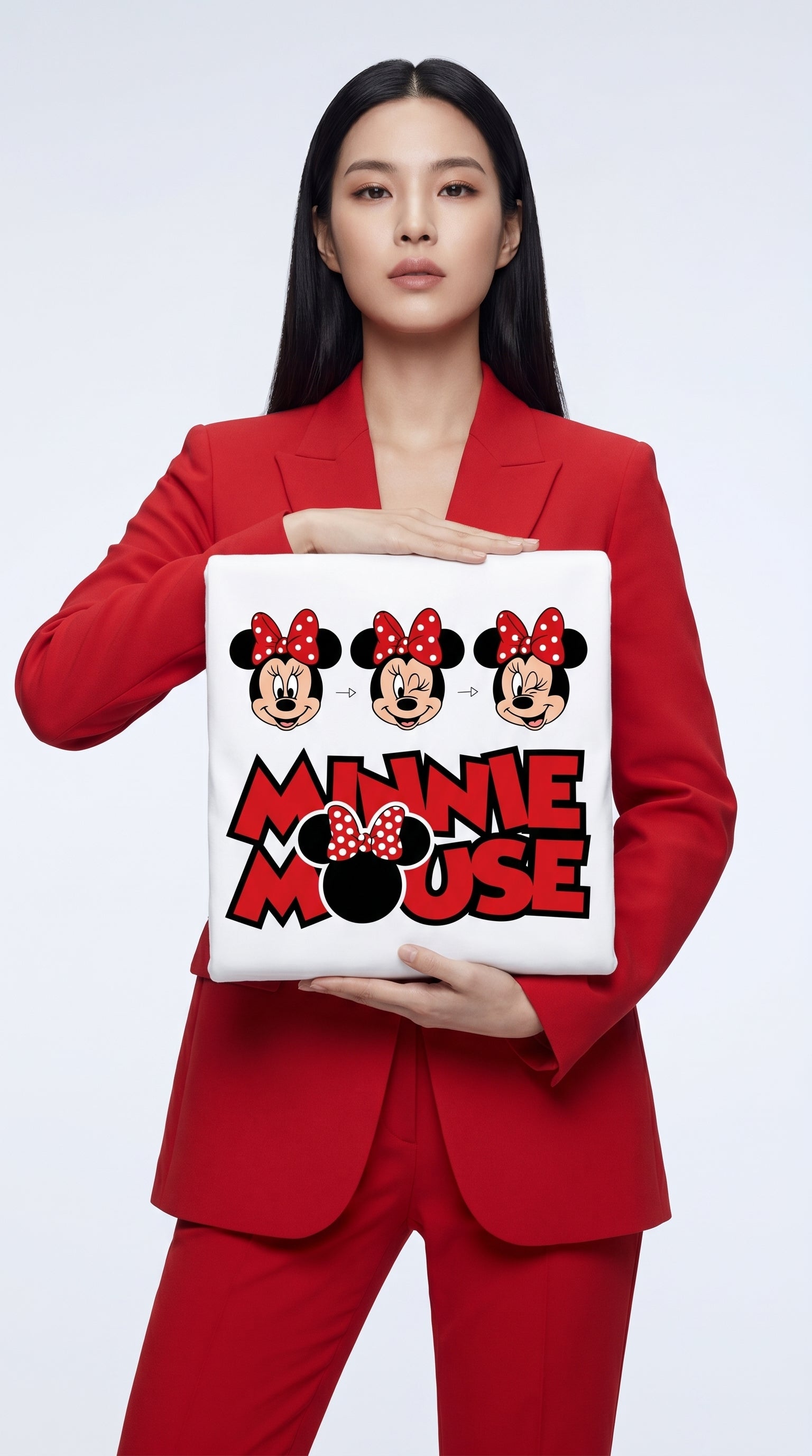 Minnie Mouse Polka Dot Graphic T-Shirt